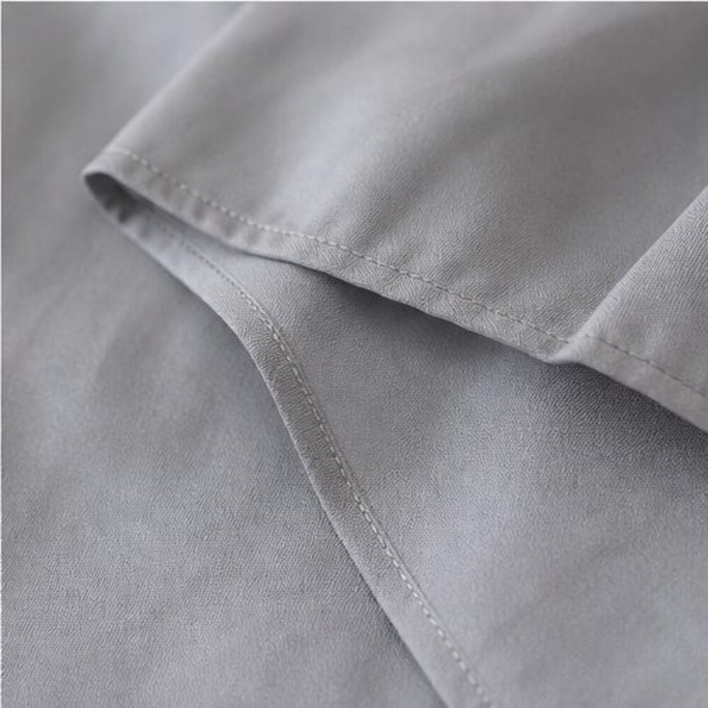 Gray Button Blouse - Picture 6 of 6
